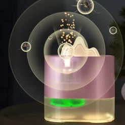 Inomhus Insektsfälla Vulkan Myggfångare Dödark med Ljus Smart Timer Tyst Flygande Insektsfälla för Hem Sovrum