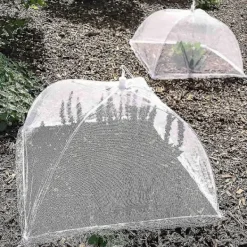 Hot LEIGELE Insektsavvisande Matnät Parasoll 43x43cm för Utomhusbruk (LGL)