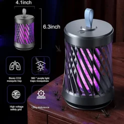 Insektsdödare, elektrisk myggdödare, myggdödande lampa, insektsfälla, hängbar myggdödande lampa