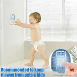 Outlet Insektsdödare Inomhus, Elektronisk Insektsdödare, Myggdödare Med Blått Ljus, 6-pack stcyv