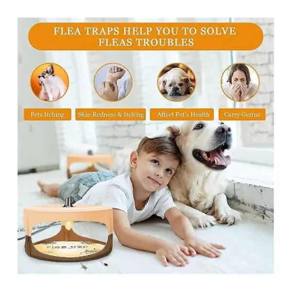 Hot Insektsfälla, Klisterlampa Vägglusfälla med Klisterskivor Glödlampa Elektrisk Inomhuslampa Fångare för F