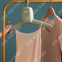 Discount TECH DISCOUNT Intelligent klädhängare - TD® - Portabel - PTC keramik - Skydd mot avstängning - Grå