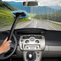 Outlet Invändig vindruterengöring - Långt handtag bil vindruterengörare invändig vindruterengöring imma fuktborttagning - 2-pack