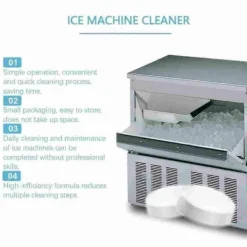 Best Ismaskin Rengöringsmedel Avkalkare - 12-pack Ismaskin Rengöringstabletter för Kylskåp