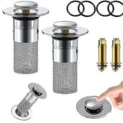 Discount Isolera Lukt och Förebygg Kackerlackor - Golvbrunnsfilter i Rostfritt Stål