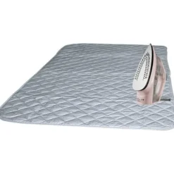 New Isolerad strykbräda Ångstrykjärn Filt Bomull Bärbar Bordsskiva Strykmatta för Tvättmaskin Torktumlare Resor Hem Silver 48 X 85 cm(1 st)