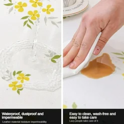 New (J, 60x60cm/24x24in) Vattentätt Skydd för Tvättmaskin och Torktumlare, Förtjockat Skydd för Tvättmaskin, Halkfritt Dammskydd för Kylskåp, Dammskydd för Hemmakök | Fyndiq