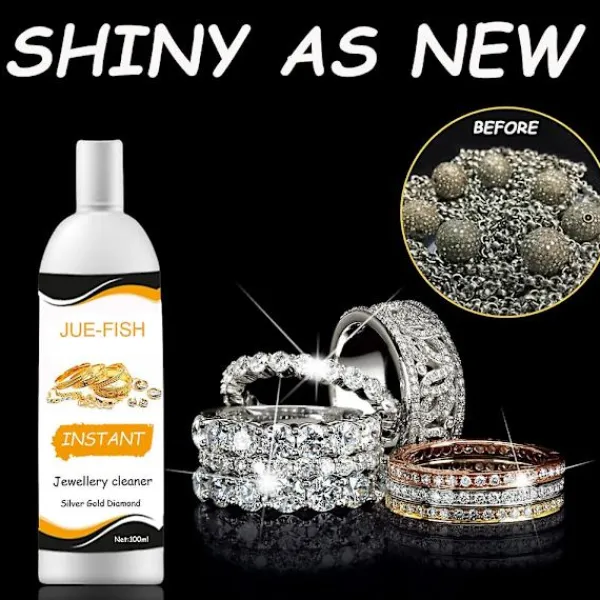 New Jaysuing 100ml Anti-tarnish Silver Jewelry Polishing Spray Cleaner Cleaning