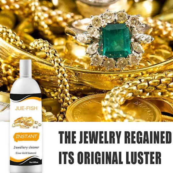 New Jaysuing 100ml Anti-tarnish Silver Jewelry Polishing Spray Cleaner Cleaning