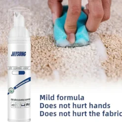 Best Jaysuing Skummande Rengöringsmedel Klädrensning Dunjacka Kemtvätt Matta Gardinrengöring Utan Tvätthållning BF | | 3493608451300