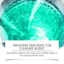 New Jue Tvättmaskinsrengöring Är Lämplig För Alla Modeller. Den Har En Deodoriserande, Uppfriskande Formula Med Låg Skumbildning För Att Skydda Insidan D[D] | Fyndiq