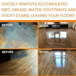 Jue-Fish Multifunktionell golvrengörare skonsam rengöring golvplattor trämöbler envisa fläckar
