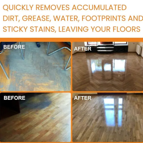 Jue-Fish Multifunktionell golvrengörare skonsam rengöring golvplattor trämöbler envisa fläckar