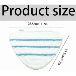 Clearance Justerbar dammvippa med långt handtag och 2 tvättbara överdrag, flexibel platt mopp för att ta bort hår och smuts under möbler