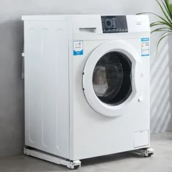 Outlet Justerbar möbelflyttare för tvättmaskin med mobil rullbas och broms - Grå