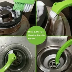 Discount Kakelfog Rengöringsborste, 3 i 1 Badrumsborste för Kök Duschgolv, T-Audace