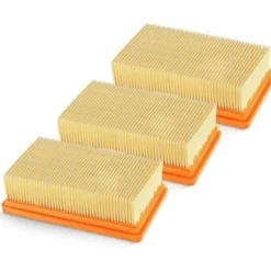 Discount Kampanj 3-pack ersättnings platta veckade filter Kärcher MV4 MV5 MV6 WD4 WD5 WD6, WD4P WD5P WD6P Våt- och torrdammsugare - ersätter 2.863-005.0--.pa | Fyndiq