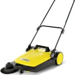 Discount KARCHER S 4 mekanisk sopmaskin - 20L tank - 1 sidoborst - 1800 m²/h Gul svart