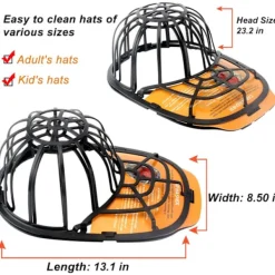 Hot Keps tvättbur för tvätt av basebollkepsar, kepstvätt och hatt rengöringsställ för förvaring i garderoben H