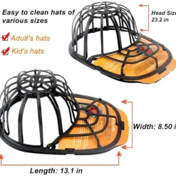 Keps tvättbur för tvätt av baseballkepsar, keps tvätt- och hattrengöringsställ för förvaring i garderoben H_RY