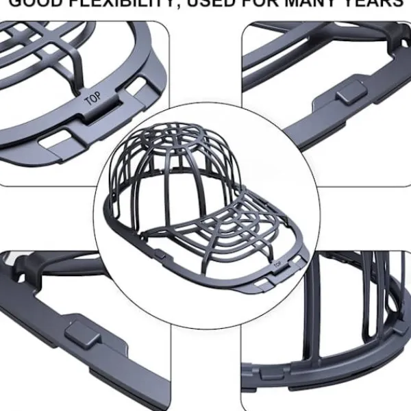 Keps tvättbur för tvätt av baseballkepsar, keps tvätt- och hattrengöringsställ för förvaring i garderoben H_RY