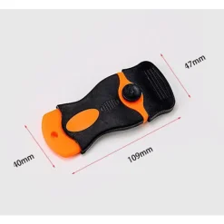 Best Keramikhällsskrapa - Fönstersskrapa - Universal Squeegee-set och 10 Ersättningsblad - Praktisk och enkel att använda, 10.9 * 4.7 * 4cm