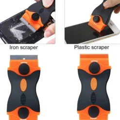 Online no brand Keramisk spisskrapa + 20 blad, universal glasskrapa Keramisk spisskrapa för fönster/spegel/golvrengöring