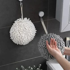 Kök Bad Handduk Snabbtorkande Mjuk Absorberande Fiberhandduk Gray