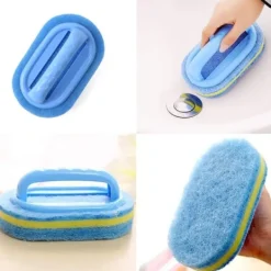 Sale Hommy Kök badrum toalett rengöring magisk svamp glas vägg rengöring badkar borste