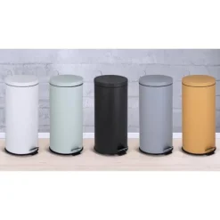 Outlet KITCHEN MOVE KÖK MOVE Pedal Kitchen Bin URBAN 30L - Svart stål