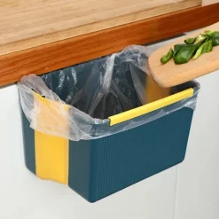 Sale Kök Väggmonterad Fällbar Papperskorg blue yellow