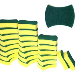 Best Köksrengöringssvampar, miljövänliga disktrasor som inte repar, skursvampar (24-pack)