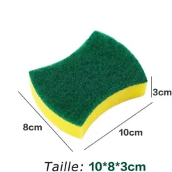 Best Köksrengöringssvampar, miljövänliga disktrasor som inte repar, skursvampar (24-pack)