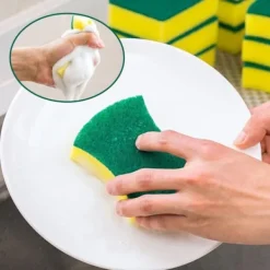 Best Köksrengöringssvampar, miljövänliga disktrasor som inte repar, skursvampar (24-pack)