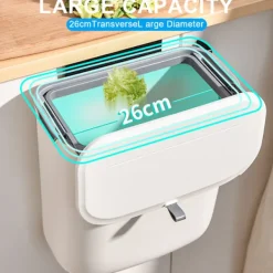 Hot JIUSAIRUI Kökssopor Vägghängande 7L