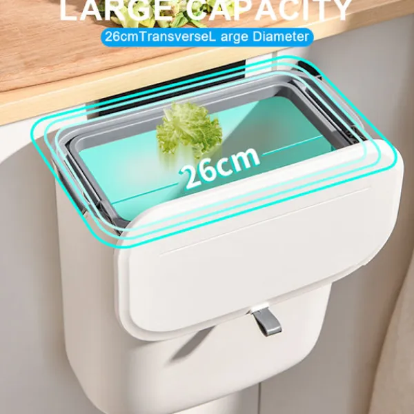 Hot JIUSAIRUI Kökssopor Vägghängande 7L