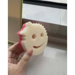 Online Klassisk rengöringssvamp med smiley-ansikte, magisk för mammor, fläckborttagning, temperaturavkännande disktrasa