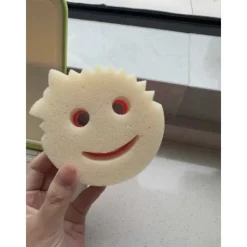 Online Klassisk rengöringssvamp med smiley-ansikte, magisk för mammor, fläckborttagning, temperaturavkännande disktrasa
