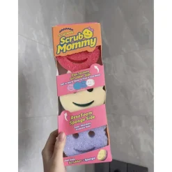 Online Klassisk rengöringssvamp med smiley-ansikte, magisk för mammor, fläckborttagning, temperaturavkännande disktrasa