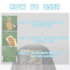 Online Kläder Tryckborttagare Tygborttagare, Mönsterborttagare, Brevrengörare