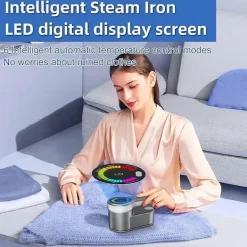 Klädångare, 6 lägen Plaggångare, Bärbar Handhållen Plaggångare Strykmaskin för