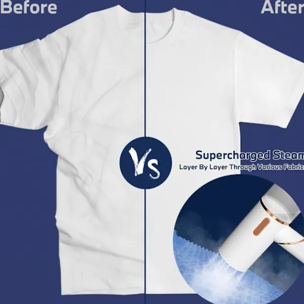 Sale Klädångare Handhållen 1600W, Tredje Växeln Tyg Kläder Skrynkelborttagare, 250ml Vattentank