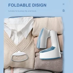 New Klädångare, hopfällbart och bärbart strykjärn, snabb uppvärmning, för hem, kontor och resor, 220V