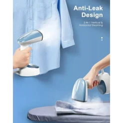 New Klädångare, hopfällbart och bärbart strykjärn, snabb uppvärmning, för hem, kontor och resor, 220V