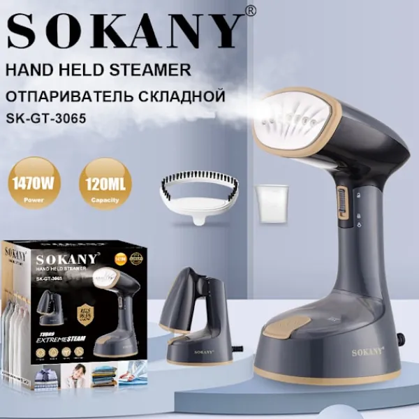 Outlet Klädångare, Klädångare för Hem, Kontor, Resor, Uppgraderad 400ML Stor Vattentank, Rynkremover