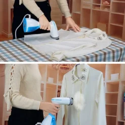 Hot Klädångare, Portabel Vertikal Strykjärn 1500W 280ML Snabb Uppvärmning Handhållen Klädångare, Reseångare Ångare för Tyg och Textil