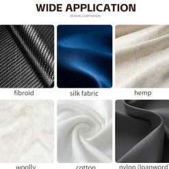 New Klädångare Vikbar, 1500W Snabb Uppvärmning, 400 ml Vattentank LCD Digital Display (Blå)