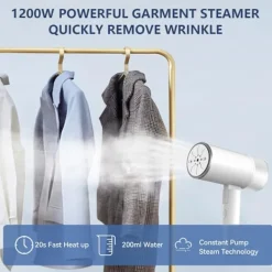 Outlet Klädångare, 1200W Bärbar Reseklädstrykjärn, 200ml V