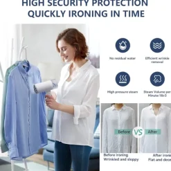 Outlet Klädångare, 1200W Bärbar Reseklädstrykjärn, 200ml V