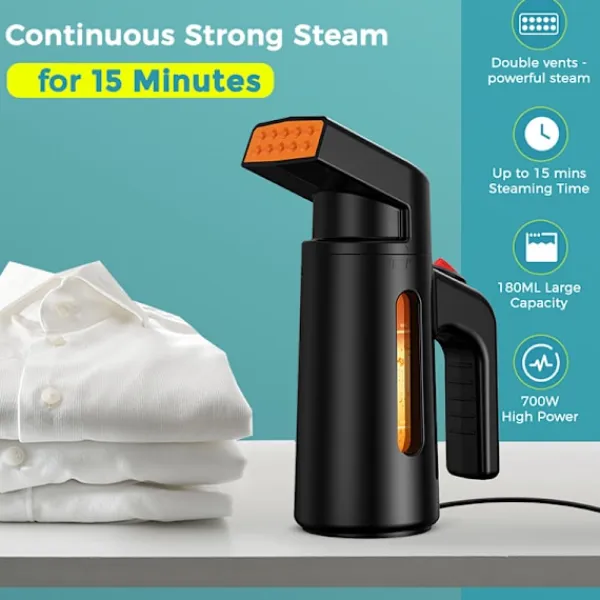 Hot Klädångare 700W Handhållen Våt- och Torrbrytare